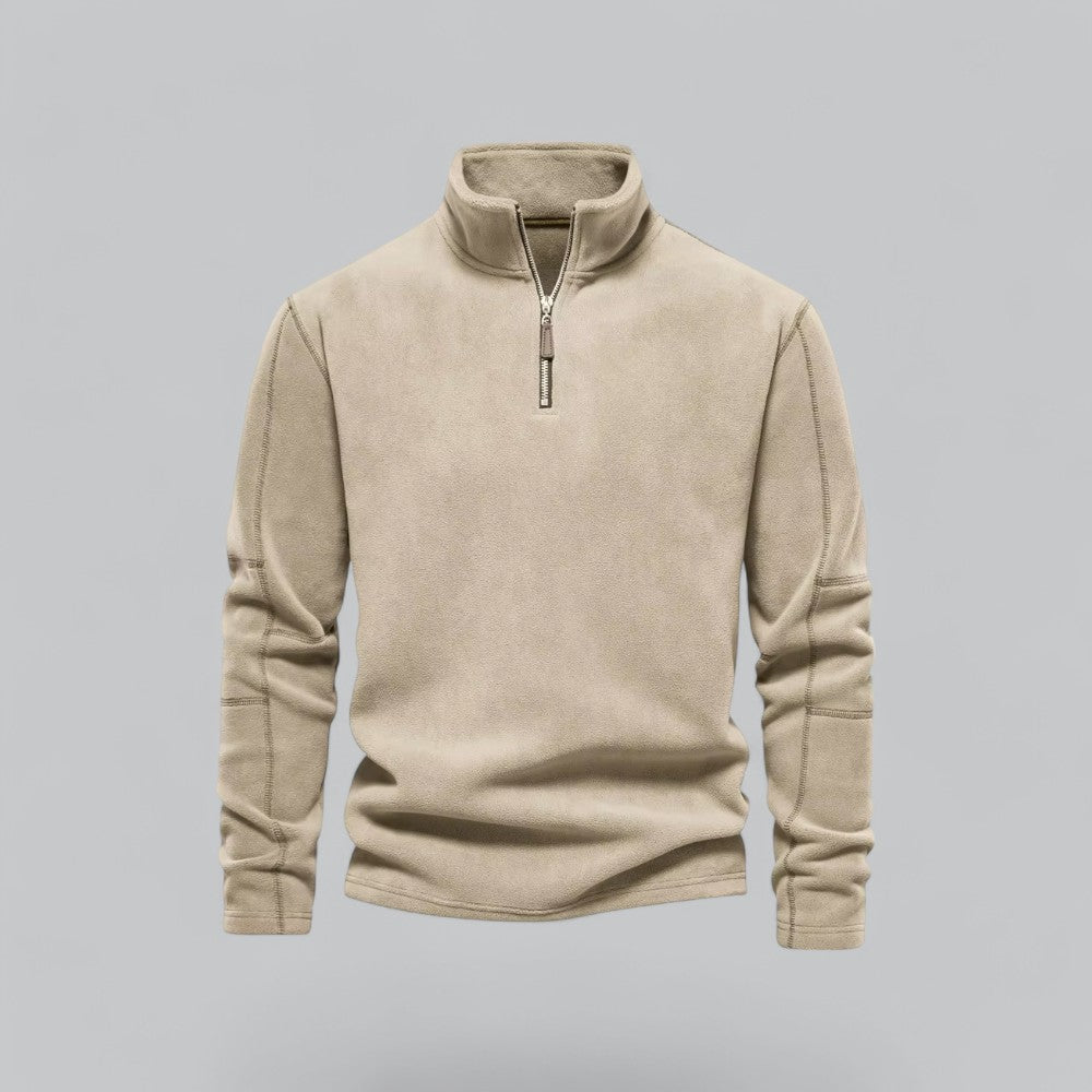 Valenti | Essential Fleece Quarter Zip Softshell Sweater