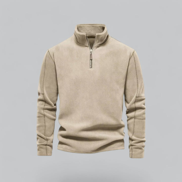 Valenti | Essential Fleece Quarter Zip Softshell Sweater