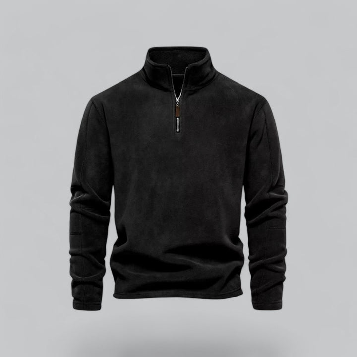 Valenti | Essential Fleece Quarter Zip Softshell Sweater