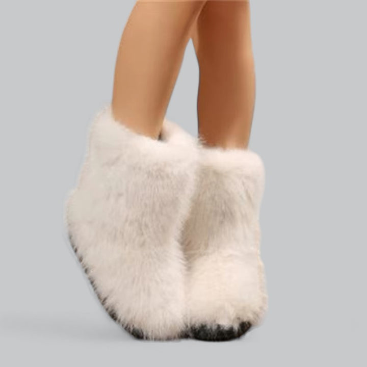 Valenti | Women's Faux Fur Plush Snow Boots Winter