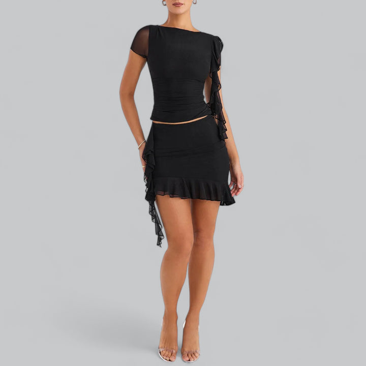 Valenti | Mini Dress Set Elegant Co-Ord