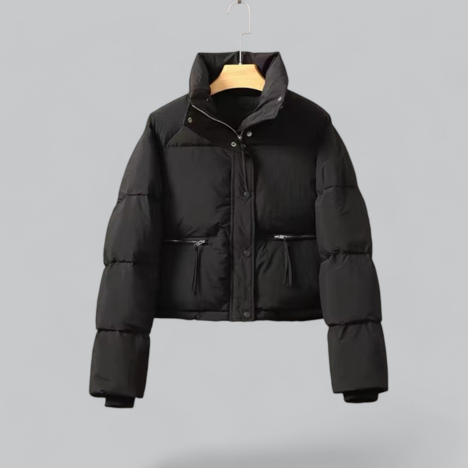 Valenti | Premium Puffer Jacket Cotton Padded Stand Collar Coat-VALENTI