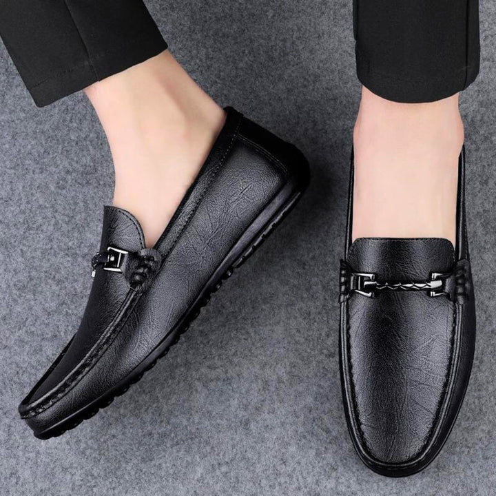 Valenti | Leather Loafers for Men Business Wedding Shoes